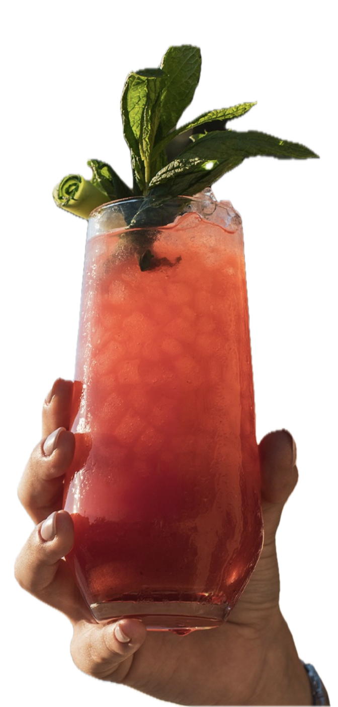 Scarlet cocktail at Jasmine cocktail bar Heraklion Crete