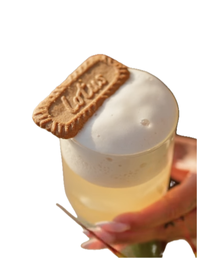 Spectacular signature cocktail at Jasmine bar Heraklion